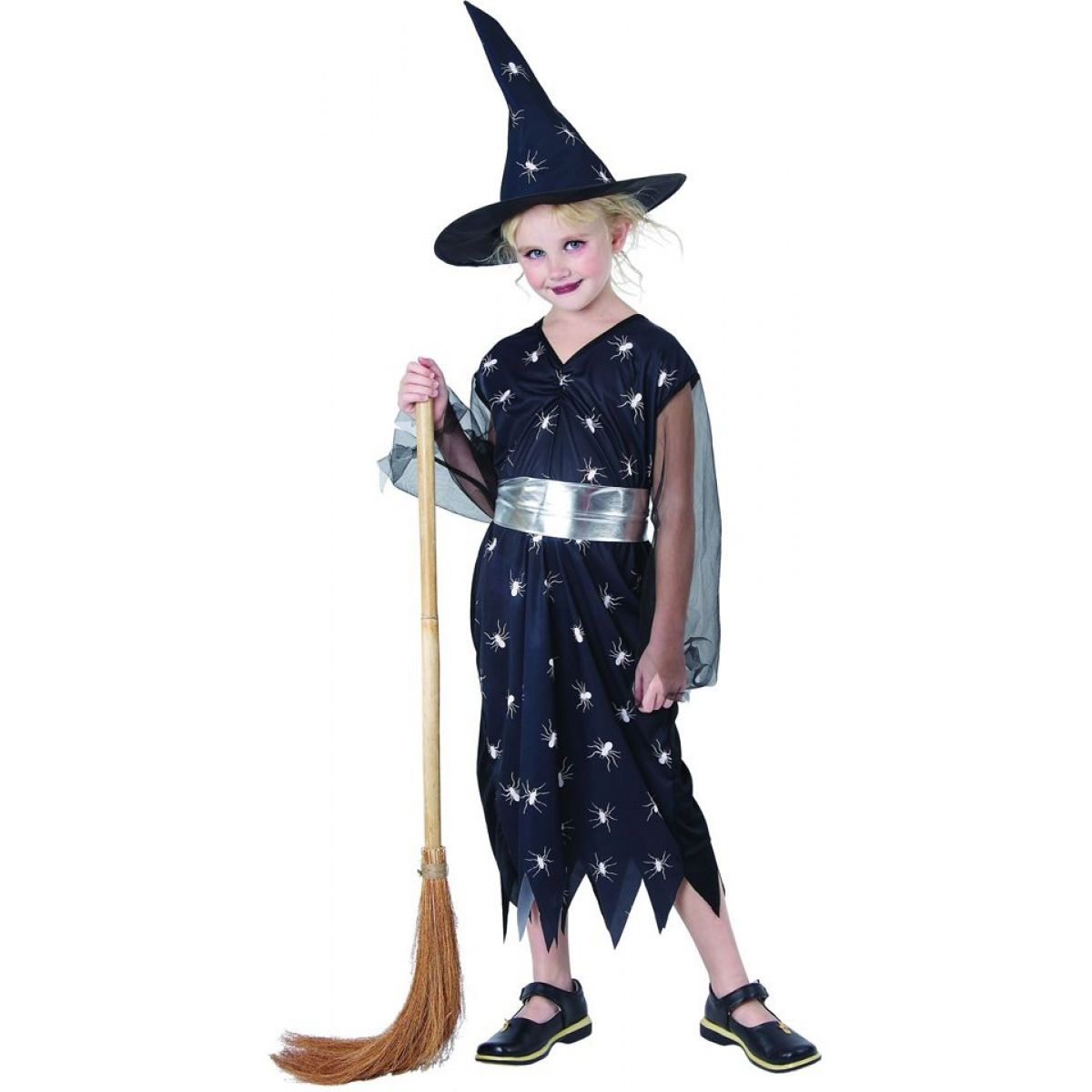 Made Detský kostým Čarodejnica pavúk  110-120 cm