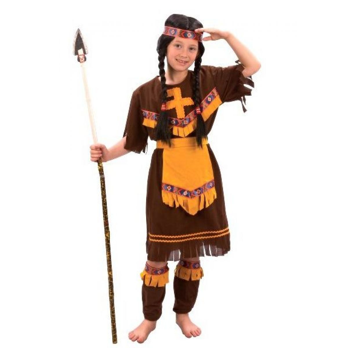 MaDe Detský kostým Indiánka M