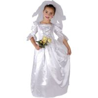 Made Detský kostým Nevesta 120 - 130 cm - Poškodený obal