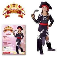 Made Detský kostým Pirátka 110 - 120 cm 2