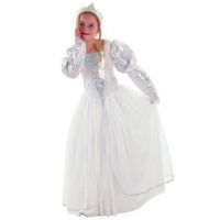 Made Detský kostým Princezná biela 6-8 rokov