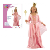 Made Detský kostým Princezná ružová 104 - 116 cm 2