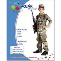 Made Detský kostým Vojak s čiapkou 120 - 130 cm 2