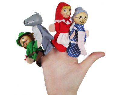 Maňásek Figurky na prst pohádkové postavičky
