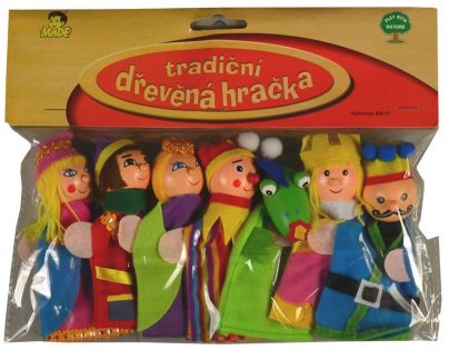 Made Figúrky na prst, rozprávkové postavičky, 10cm, 7ks