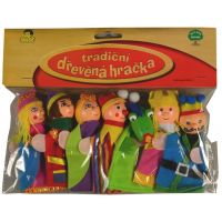 Made Figurky na prst, pohádkové postavičky, 10cm, 7ks Made Figurky na prst, pohádkové postavičky, 10cm, 7ks
