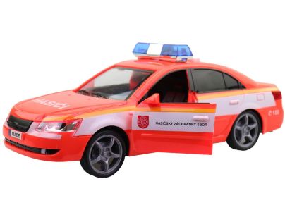 MaDe Hasičské osobné auto so slovenským hlasom, SK krabica, 24 cm