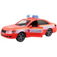 MaDe Hasičské osobné auto so slovenským hlasom, SK krabica, 24 cm 2