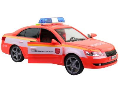 MaDe Hasičské osobné auto so slovenským hlasom, SK krabica, 24 cm