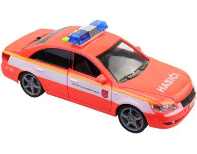 MaDe Hasičské osobné auto so slovenským hlasom, SK krabica, 24 cm