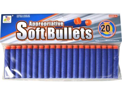 MaDe Náboje softové s prísavkou 20 ks