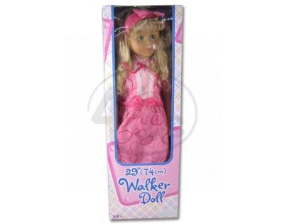 Made Panenka chodící 74 cm - Vlasy kudrnaté s mašlí