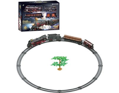 Made Parná vlaková súprava na batérie 48 dielikov - Poškodený obal