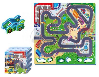 Made Pěnové puzzle Autodráha 9ks