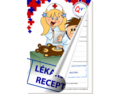 Made Poznámkový blok lékařské recepty
