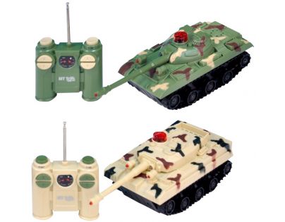 Made RC Tank na dálkové ovládání s funkcí boj 2 ks