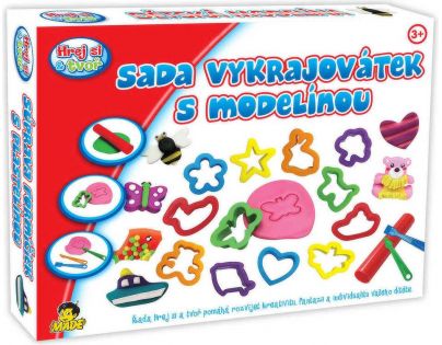 Made Sada vykrajovátek s modelínou
