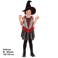 MaDe Šaty na karneval Malá čarodejnica 120-130 cm 2