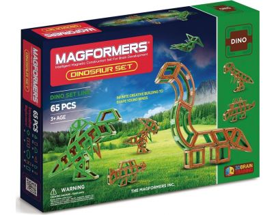Magformers Dinosauři 65 dielikov