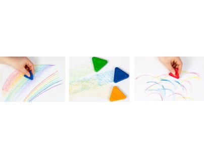 Magické trojboké voskovky Basic 10ks