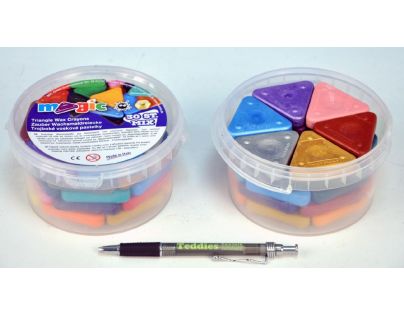Magické trojboké voskovky Mix 30ks