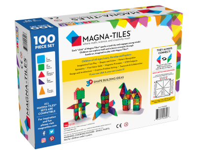 Magna-Tiles 100 dielov