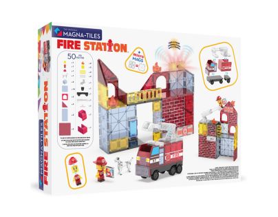 Magna-Tiles Fire Station 50 dielov