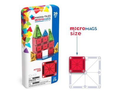 Magna-Tiles microMAGS Travel Set 26 dielov