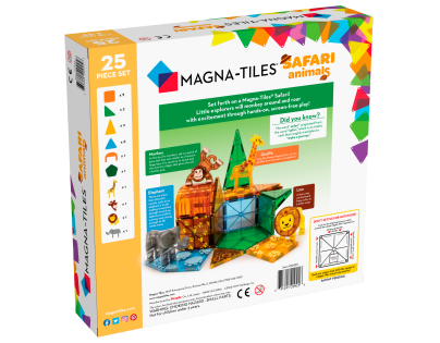 Magna-Tiles Safari 25 dielov
