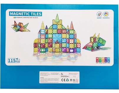 Magnetická stavebnica 115 ks - Poškodený obal