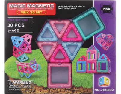 Magnetická stavebnica 30 dielikov