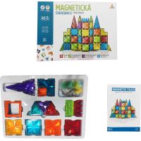 Magnetická stavebnica 45 ks Magnetic Tiles