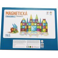 Magnetická stavebnica 75 ks Magnetic Tiles 4