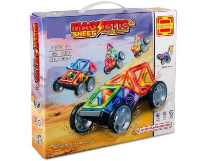 Magnetická stavebnica Magnetic Sheet 32 dielikov