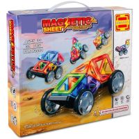 Magnetická stavebnica Magnetic Sheet 32 dielikov