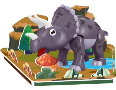 Magnetická stavebnica Triceratops