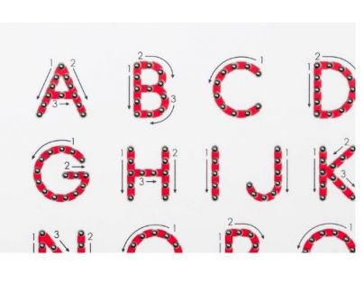 Magpad Magnetická kresliaca tabuľa ABC Veľké písmená