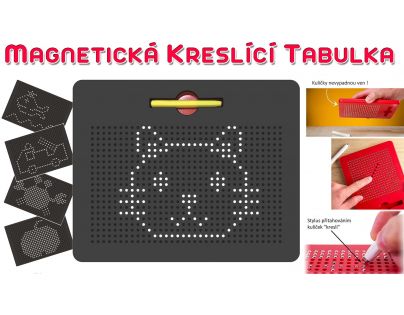 Magpad Magnetická kresliaca tabuľa Big ružová