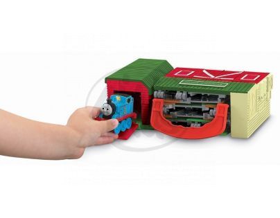 Fisher Price Mašinka Tomáš Take-n-Play hrací kufříková sada - Tomáš na farmě