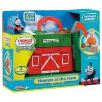Fisher Price Mašinka Tomáš Take-n-Play hrací kufříková sada - Tomáš na farmě 6