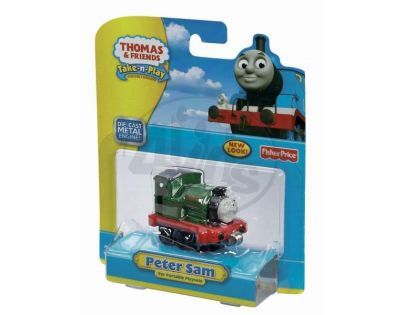 Fisher Price Mašinka Tomáš Take-n-Play Kovové mašinky - Peter Sam