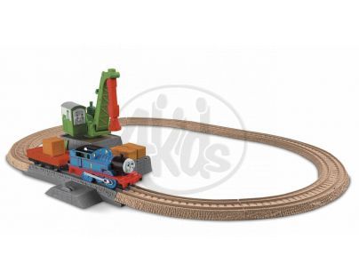 FISHER PRICE R9489 Mašinka Tomáš TrackMaster Sada - Colin in the party surprice