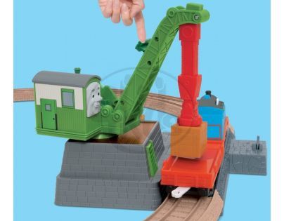 FISHER PRICE R9489 Mašinka Tomáš TrackMaster Sada - Colin in the party surprice
