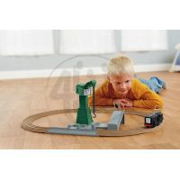 FISHER PRICE R9489 Mašinka Tomáš TrackMaster Sada - Cranky's Spinning Cargo Drop 2