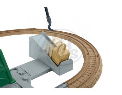 FISHER PRICE R9489 Mašinka Tomáš TrackMaster Sada - Cranky's Spinning Cargo Drop
