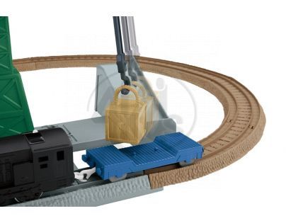 FISHER PRICE R9489 Mašinka Tomáš TrackMaster Sada - Cranky's Spinning Cargo Drop