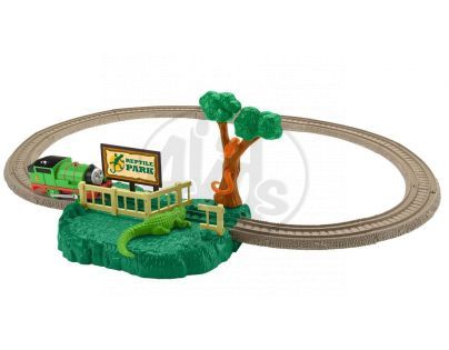 FISHER PRICE R9489 Mašinka Tomáš TrackMaster Sada - Reptile Park Set