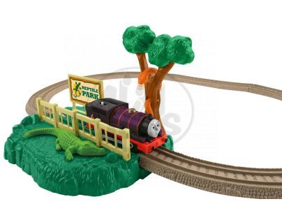 FISHER PRICE R9489 Mašinka Tomáš TrackMaster Sada - Reptile Park Set