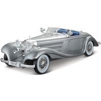 Maisto 1936 Mercedes-Benz 500 K Typ Specialroadster metal šedá 1 : 18