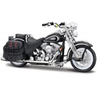 Maisto HD Motocykel 1999 FLSTS Heritage Softail ® Springer ™ matne čierna 1 : 18